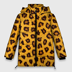 Женская зимняя куртка Текстура леопарда