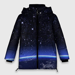 Куртка зимняя женская Земной горизонт, цвет: 3D-черный