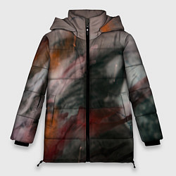 Женская зимняя куртка Темнота, тени и краски