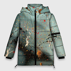 Куртка зимняя женская Светлый туман и разные краски, цвет: 3D-красный