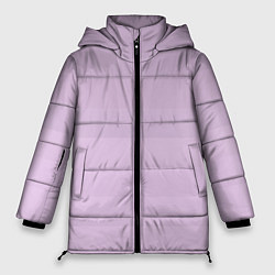 Женская зимняя куртка Монохромный полосатый розовато-сиреневый