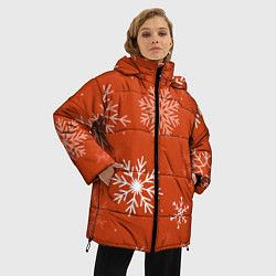 Куртка зимняя женская Orange snow, цвет: 3D-светло-серый — фото 2
