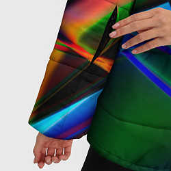 Куртка зимняя женская Разноцветное стекло, цвет: 3D-черный — фото 2