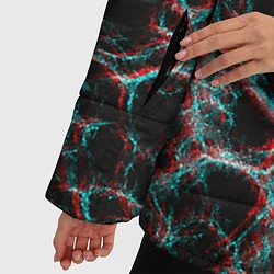 Куртка зимняя женская Сеть нейронов, цвет: 3D-красный — фото 2