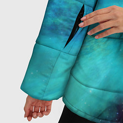 Куртка зимняя женская Вселенная, цвет: 3D-красный — фото 2