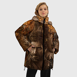 Куртка зимняя женская Джоэл и Элли - The Last of Us, цвет: 3D-красный — фото 2