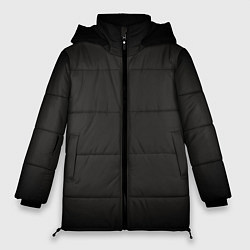 Куртка зимняя женская Черная виньетка для черного, цвет: 3D-черный