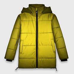 Женская зимняя куртка Желтый градиент