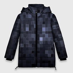 Куртка зимняя женская Minecraft block time, цвет: 3D-светло-серый