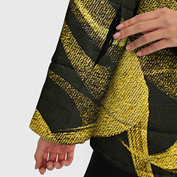 Куртка зимняя женская Gold Calligraphic, цвет: 3D-светло-серый — фото 2