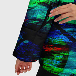 Куртка зимняя женская Мазки кистью, цвет: 3D-светло-серый — фото 2
