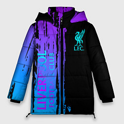 Куртка зимняя женская Liverpool FC sport, цвет: 3D-красный