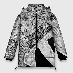 Куртка зимняя женская Creativity, цвет: 3D-черный