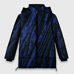Женская зимняя куртка Синие полосы