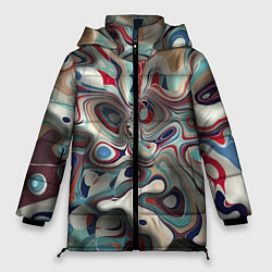 Женская зимняя куртка Сгусток красок
