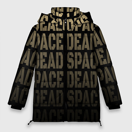 Женская зимняя куртка Dead Space или мертвый космос / 3D-Черный – фото 1