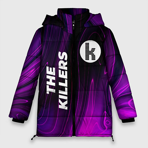 Женская зимняя куртка The Killers violet plasma / 3D-Черный – фото 1