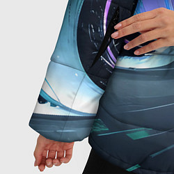 Куртка зимняя женская Путь к вечности, цвет: 3D-светло-серый — фото 2