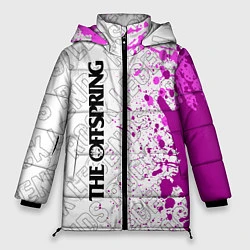 Куртка зимняя женская The Offspring rock legends: по-вертикали, цвет: 3D-черный