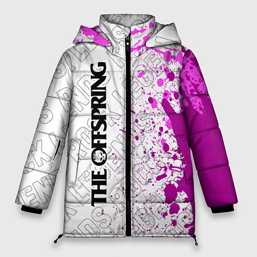 Женская зимняя куртка The Offspring rock legends: по-вертикали / 3D-Черный – фото 1