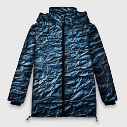 Женская зимняя куртка Текстура мятой бумаги