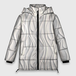 Куртка зимняя женская Рельефная стена, цвет: 3D-светло-серый