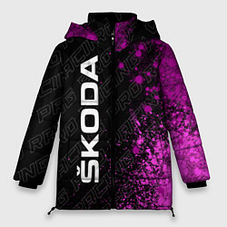 Женская зимняя куртка Skoda pro racing: по-вертикали