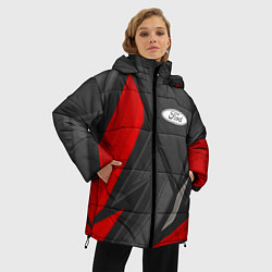 Куртка зимняя женская Ford sports racing, цвет: 3D-черный — фото 2