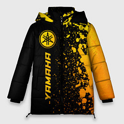 Куртка зимняя женская Yamaha - gold gradient: по-вертикали, цвет: 3D-черный