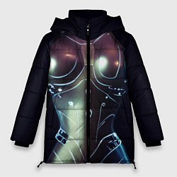 Куртка зимняя женская Кибер-корсет, цвет: 3D-черный