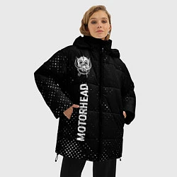 Куртка зимняя женская Motorhead glitch на темном фоне: по-вертикали, цвет: 3D-черный — фото 2