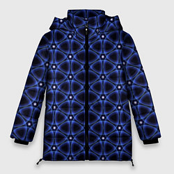 Куртка зимняя женская Ясна3 - Небесная структура, цвет: 3D-красный