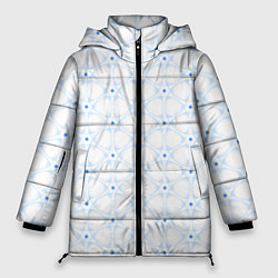 Женская зимняя куртка Ясна3 - Небесная структура светлый