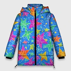 Куртка зимняя женская Морские мотивы, цвет: 3D-светло-серый
