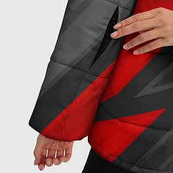 Куртка зимняя женская Audi sports racing, цвет: 3D-черный — фото 2