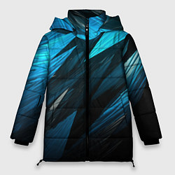 Куртка зимняя женская Black blue style, цвет: 3D-черный