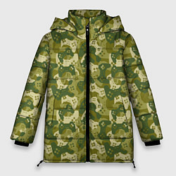 Куртка зимняя женская Gamer - камуфляж, цвет: 3D-светло-серый