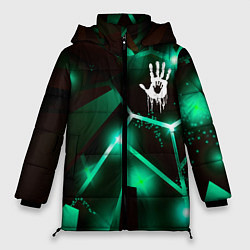 Куртка зимняя женская Death Stranding разлом плит, цвет: 3D-черный