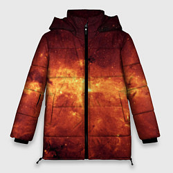Женская зимняя куртка Огненная галактика