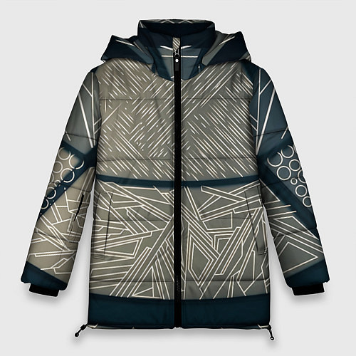 Женская зимняя куртка Стеклянка / 3D-Черный – фото 1