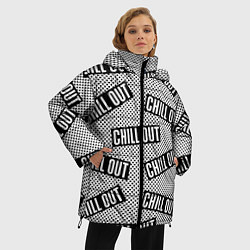Куртка зимняя женская Чилаут, цвет: 3D-светло-серый — фото 2