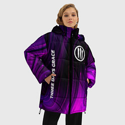 Куртка зимняя женская Three Days Grace violet plasma, цвет: 3D-черный — фото 2