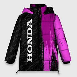 Куртка зимняя женская Honda pro racing: по-вертикали, цвет: 3D-черный