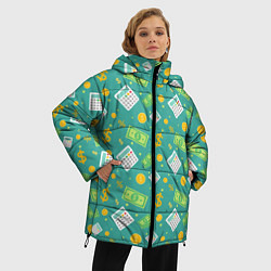 Куртка зимняя женская Dollar style, цвет: 3D-светло-серый — фото 2