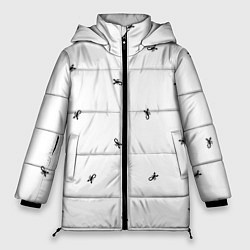 Женская зимняя куртка Паттерн из скорпионов