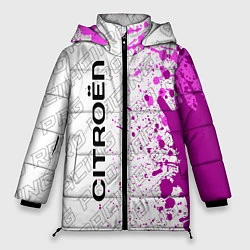 Куртка зимняя женская Citroen pro racing: по-вертикали, цвет: 3D-черный