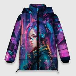 Куртка зимняя женская Айтишница, цвет: 3D-черный