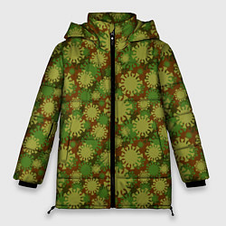 Куртка зимняя женская Вирус - камуфляж, цвет: 3D-черный