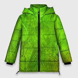Женская зимняя куртка Зелёная фантазия