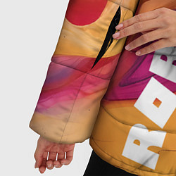 Куртка зимняя женская Roblox Logo Color, цвет: 3D-светло-серый — фото 2
